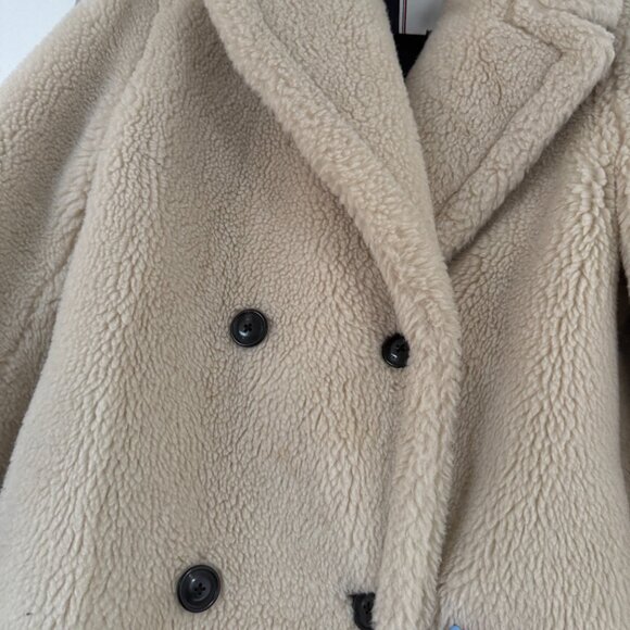 Tommy Hilfiger Teddy Trench Coat In Beige Sz 32 Notch Lapel Collar - Picture 4 of 9